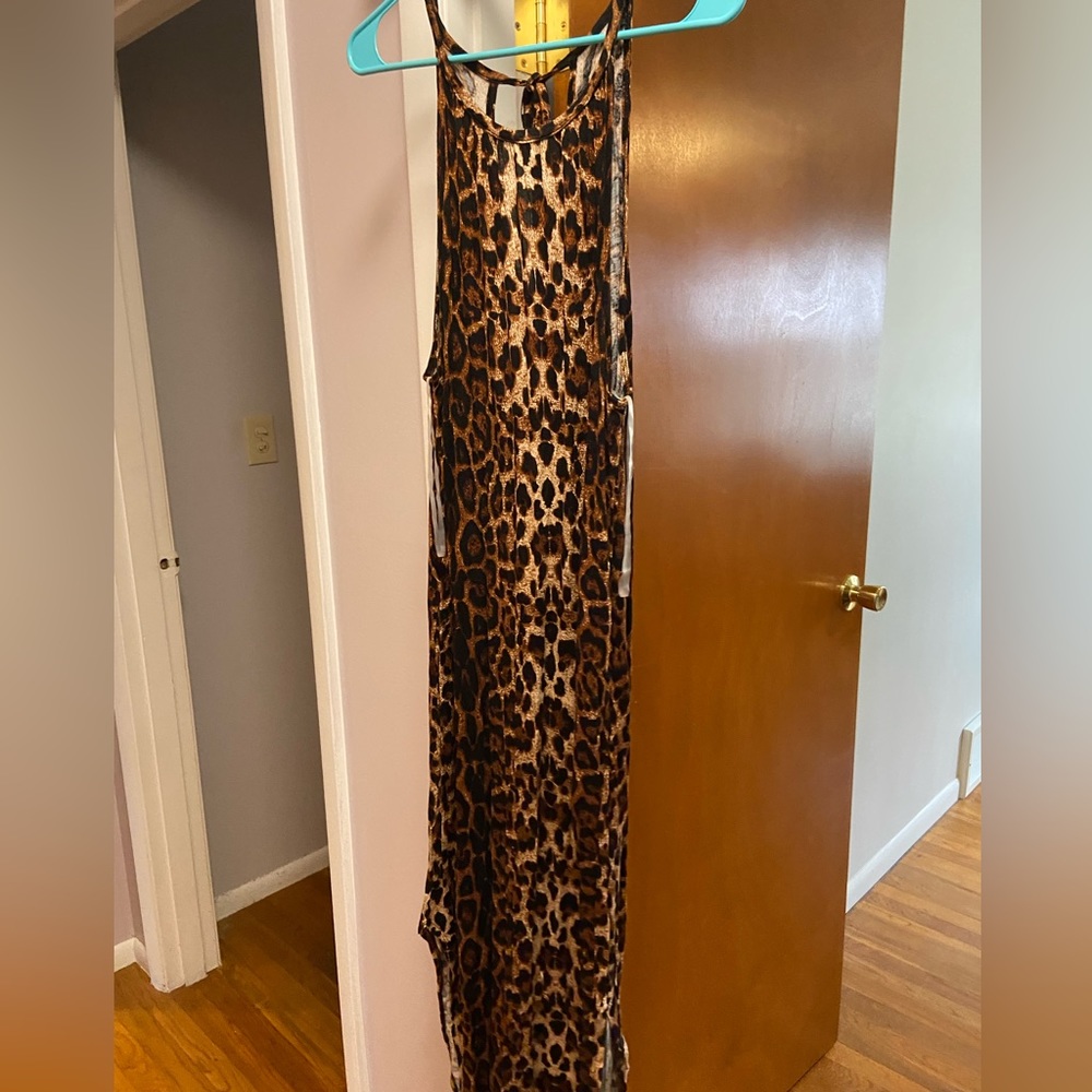 Animal Print Maxi Dress